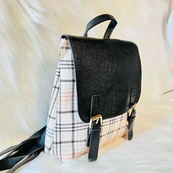 Plaid Mini Backpack - Picture 4 of 6